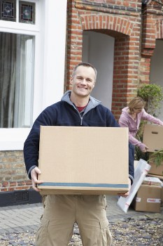 Removal company team preparing a local move in Lambeth