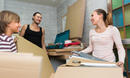 Removal van and moving team for a house move in Lambeth