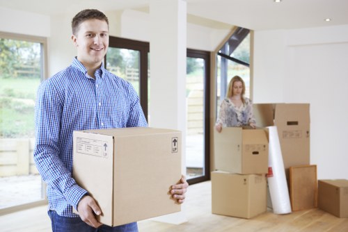 Furniture and office transport using a moving van in Lambeth