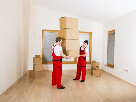 Moving boxes and household items for a flat move in Lambeth